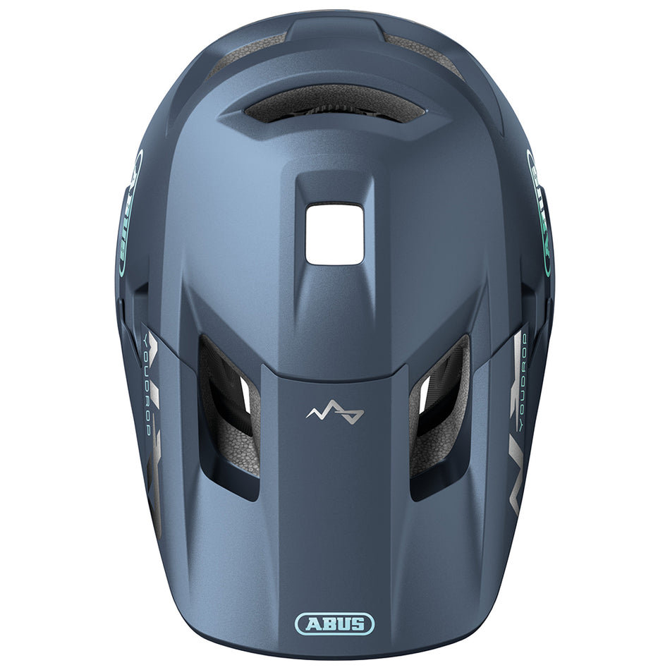 Casque intégral VTT enfant Youdrop FF Abus dessus