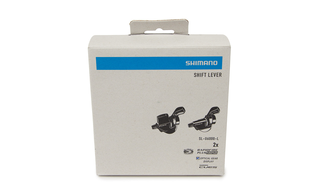 Manette de dérailleur avant de vélo Shimano CUES U6000 2 vitesses packaging