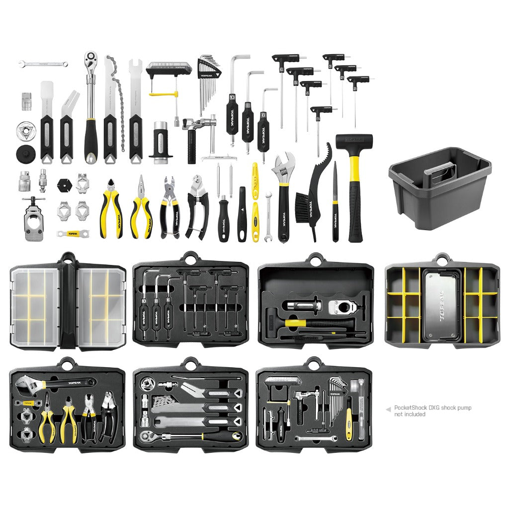 Caisse à outils Topeak PrepStation Pro avec clés et outils