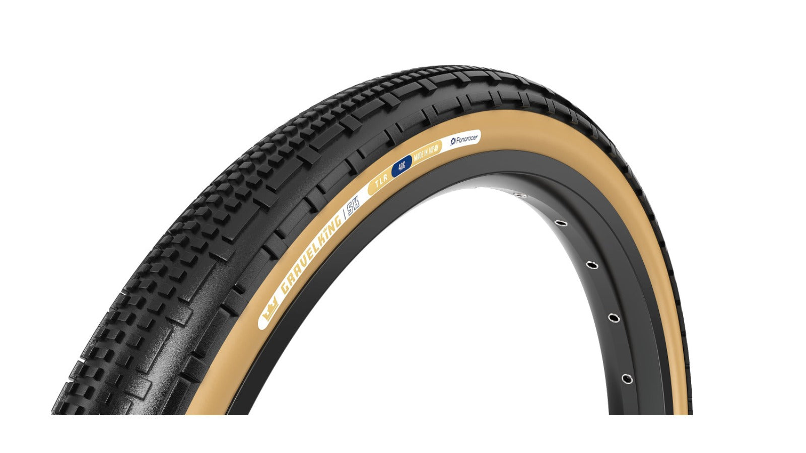 Pneu Panaracer Gravelking SK ZSG Gravel Compound TLR noir/beige